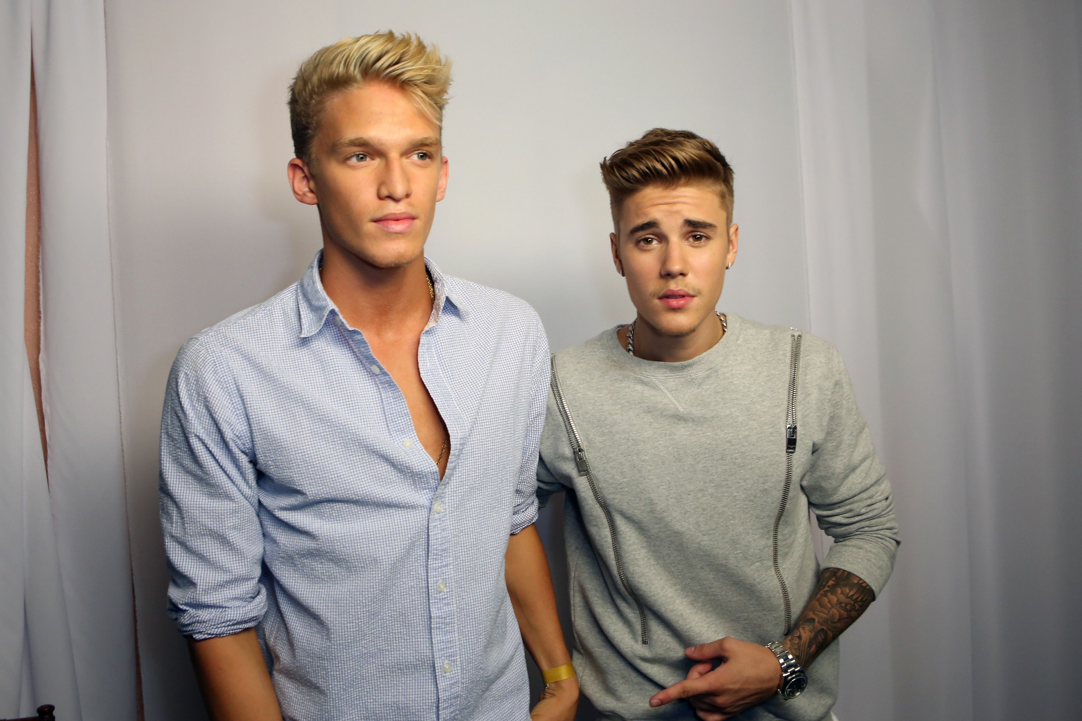 Justin Bieber with Cody Simpson