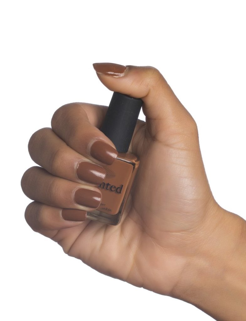 Mented Nail Lacquer In Brown And Bougie