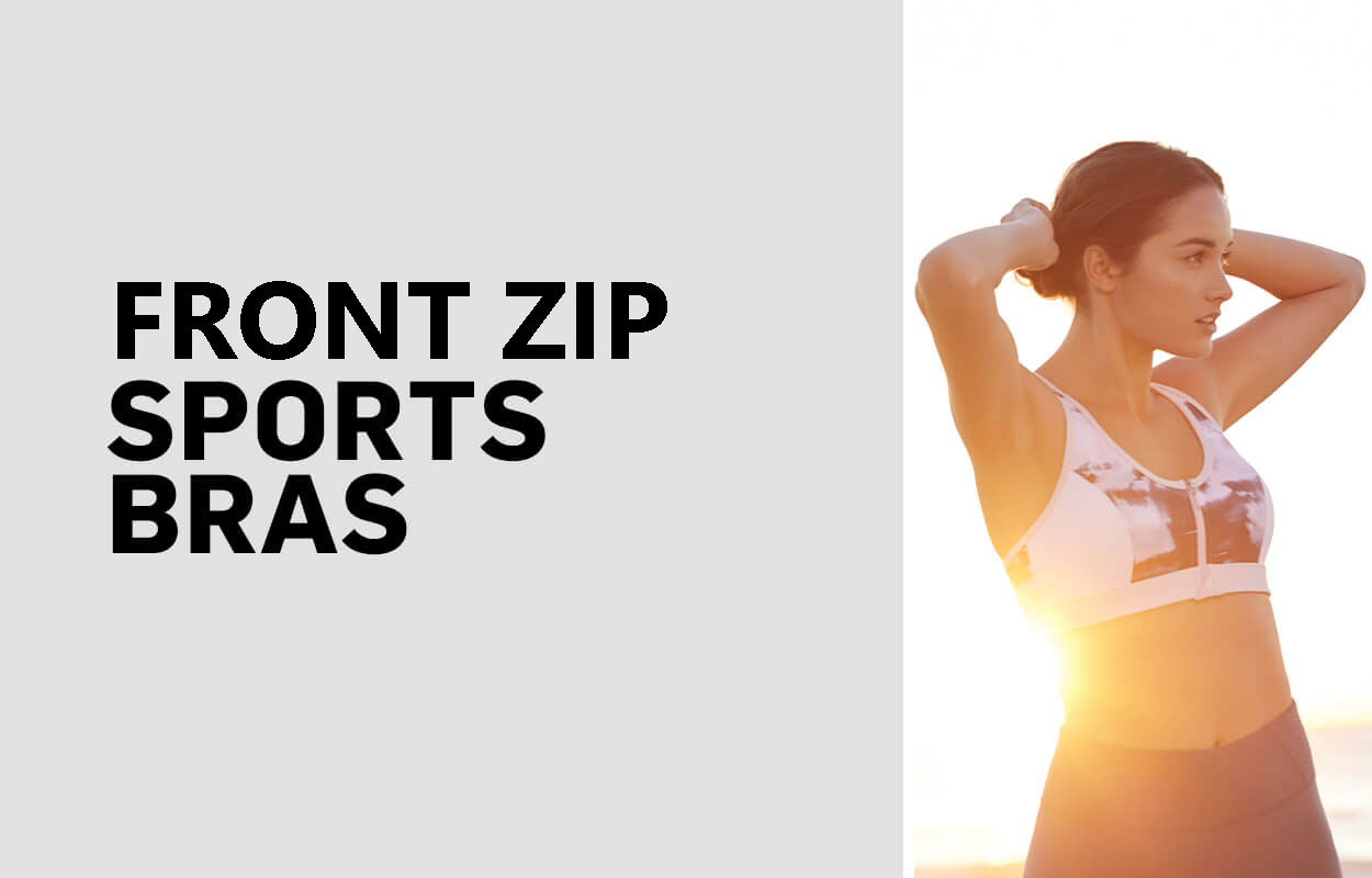 Front Zip Sports Bras